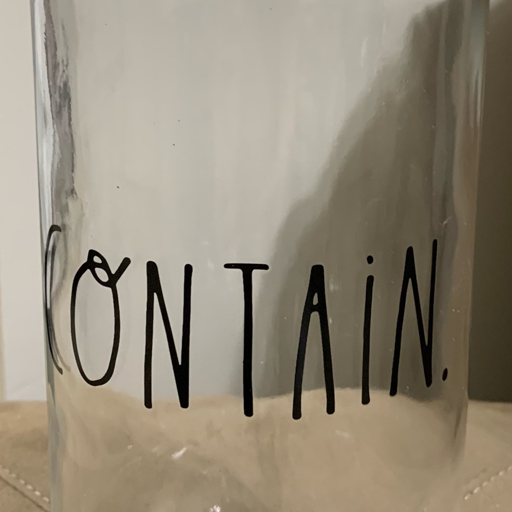 Rae Dunn. Glass Containers